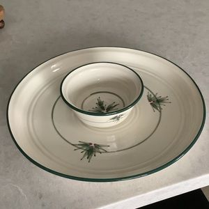 Mary Ann Geis Evergreen  Dipping set